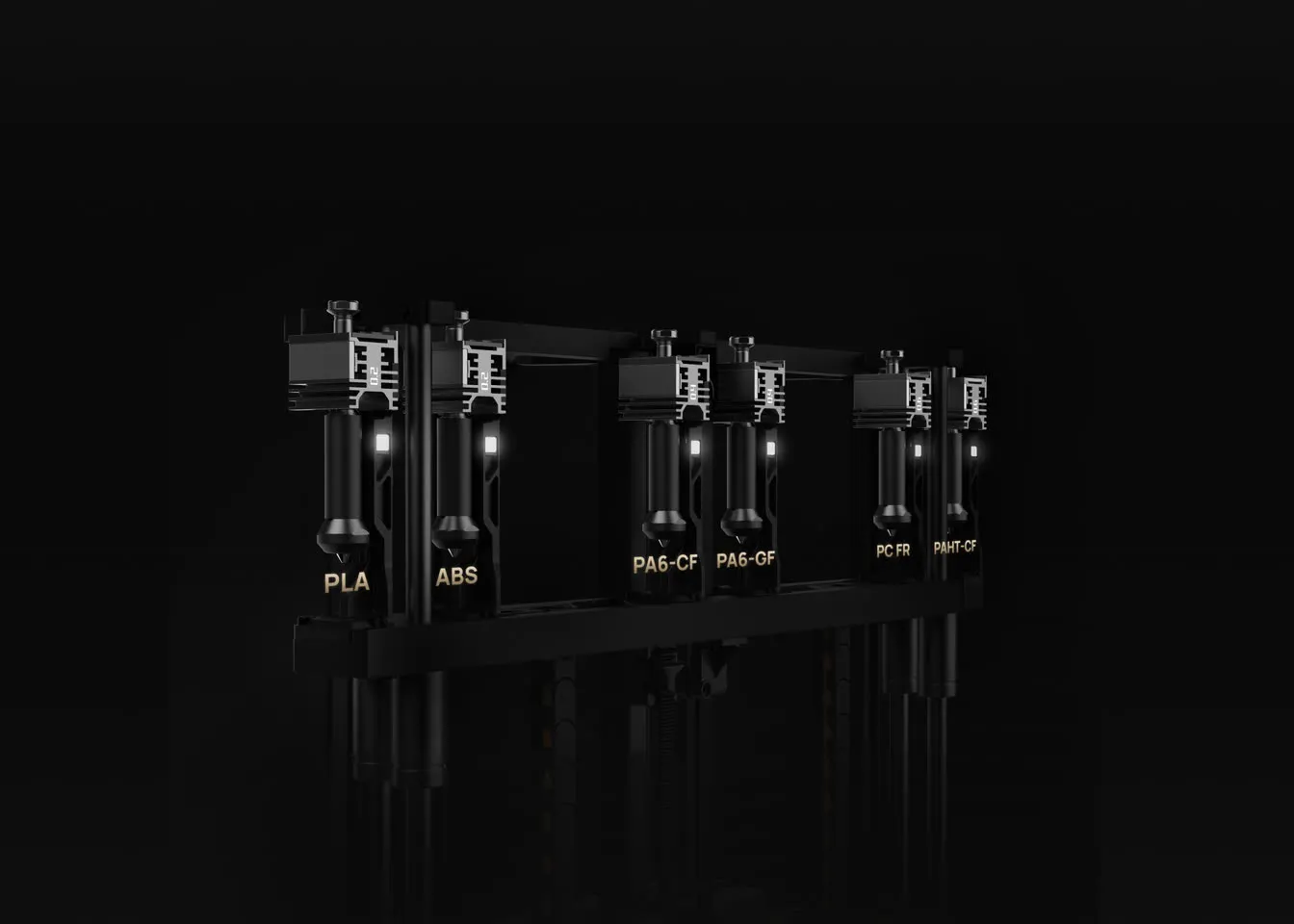 Dedicated hotends for specific filaments