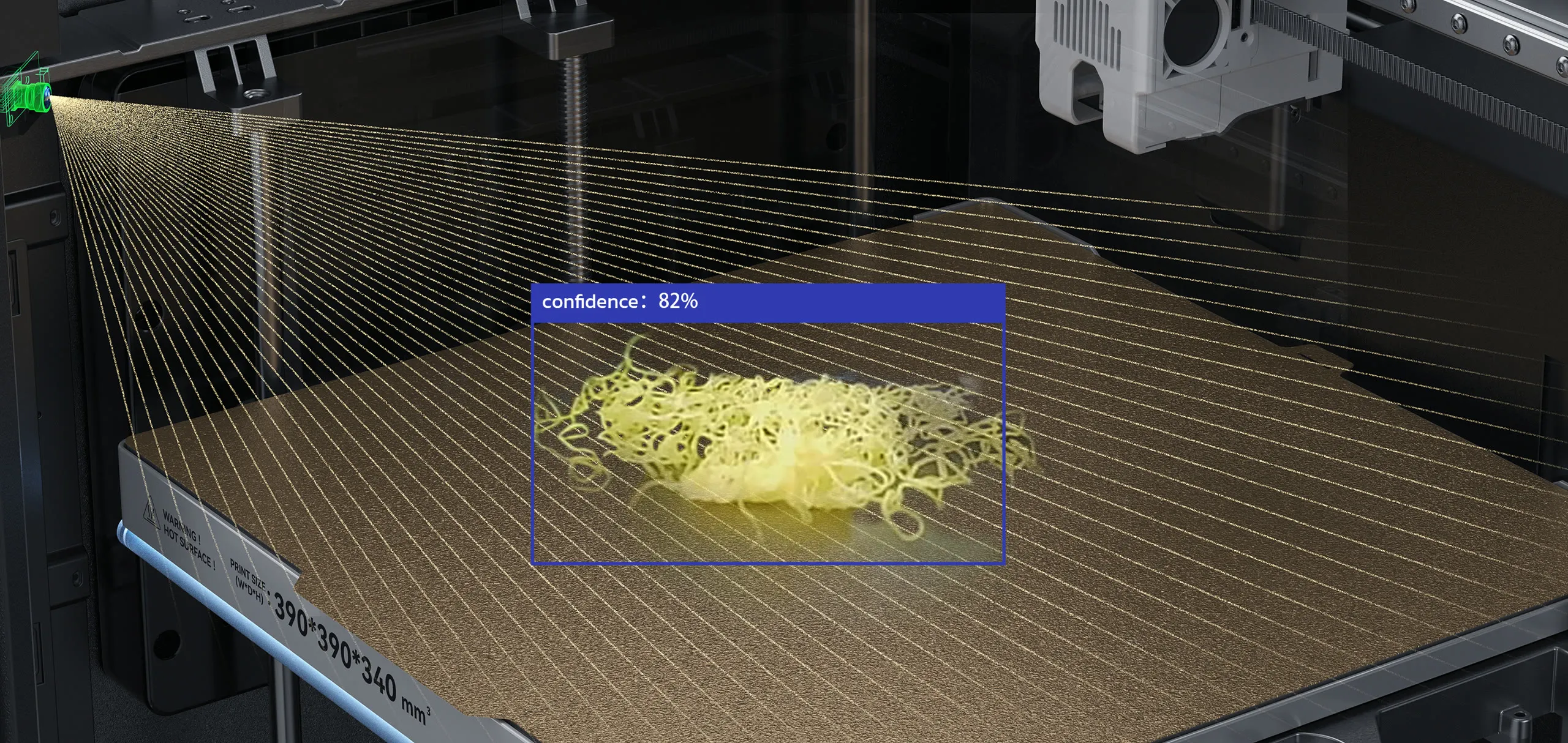 It watches the print for you.