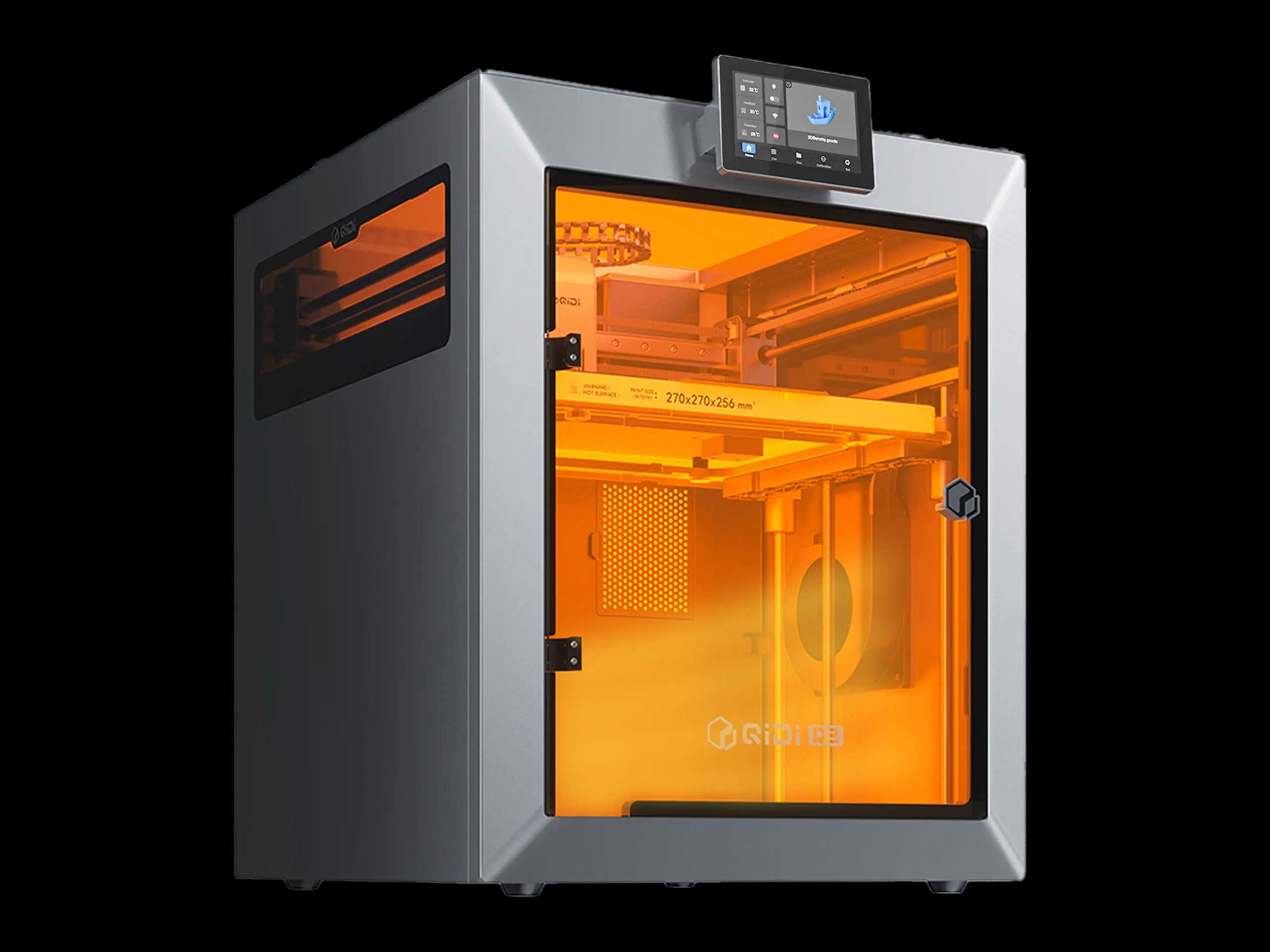 Chamber heated to 65 °C