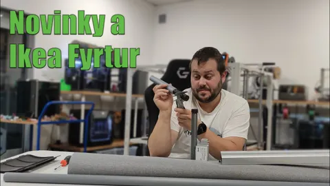 3D Tiskové Novinky: Flsun T1 Pro, Creality K2 Combo a Úprava Rolety Ikea Fyrtur!