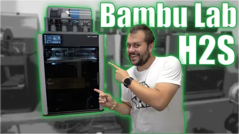 Bambu Lab H2S - Vybalení/Unboxing, Nastavení a Tisk - Česky