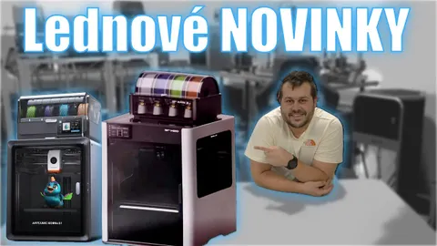 Lednové NOVINKY a drby v 3D Tisku: Bambu Lab H2D, Anycubic S1 a CFS Upgrade pro Creality K1