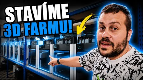 Budujeme 3D tiskovou farmu pro všechny! | Vlog #01