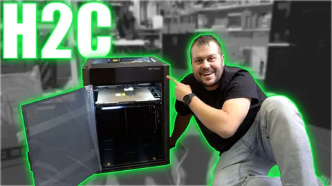 Bambu Lab H2C - Vybalení/Unboxing, Nastavení a Tisk - Česky