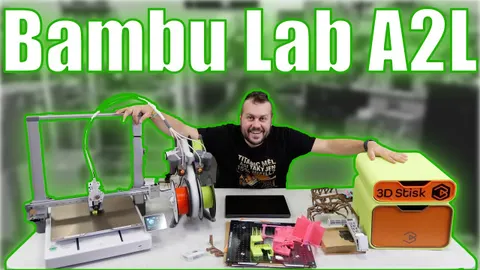 Bambu Lab A2L – Vybalení, Nastavení a první TISK… stojí za to? (CZ)