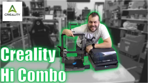 Creality Hi Combo - Vybalení/Unboxing, Nastavení a Tisk - Česky