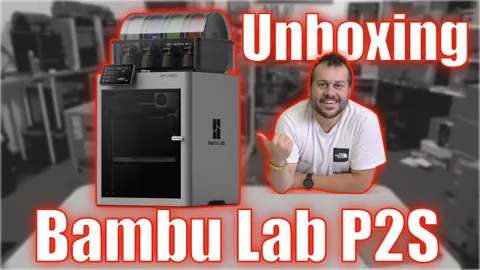 Bambu Lab P2S - Vybalení/Unboxing, Nastavení a Tisk - Česky