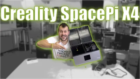 Creality SpacePi X4 - Vybalení/Unboxing, Nastavení a Tisk - Česky