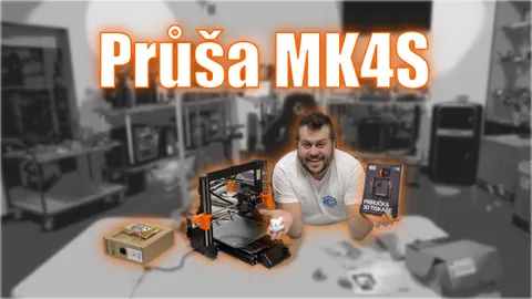 Original Prusa MK4S - Vybalení/Unboxing, Nastavení a Tisk - Česky