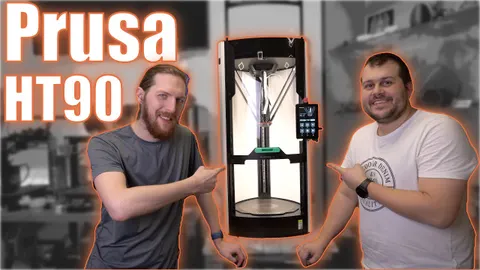 Prusa Pro HT90 -  Vybalení/Unboxing, Nastavení a Tisk - Česky