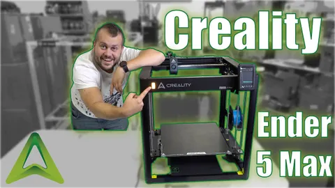 Creality Ender-5 Max - Vybalení/Unboxing, Nastavení a Tisk - Česky