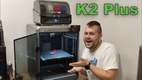 K2 Plus Combo - Vybalení/Unboxing, Nastavení a První tisk - Česky