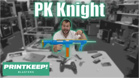 Stavba PK Knight‑L HW KIT + srovnání s PK Squire | Výkonný mag-fed blaster z Print Keep Blasters