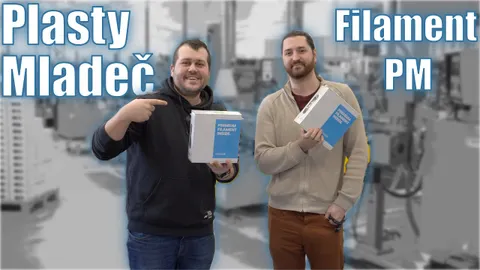 Výroba 3D filamentů v Česku: Návštěva továrny Filament PM (Plasty Mladeč)