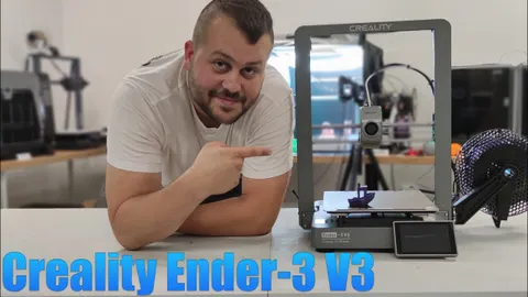 Creality Ender-3 V3 - Vybalení/Unboxing, Nastavení a První tisk Česky
