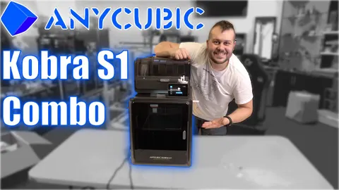 Anycubic Kobra S1 Combo - Vybalení/Unboxing, Nastavení a Tisk - Česky