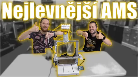 Složili jsme Levný AMS Systém – Multi-Materiálový 3D Tisk za Minimální Náklady