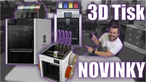 3D Tisk Novinky: Bambu Lab H2S, Creality K2 Pro, Snapmaker U1 &amp; Qidi Q2 | BIQU chystá bomby