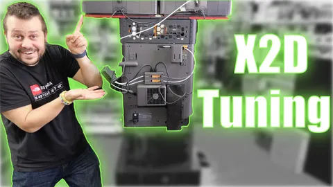 Bambu Lab X2D – Tuning: 2× AMS + Track Switch v akci (Panda Perch setup)