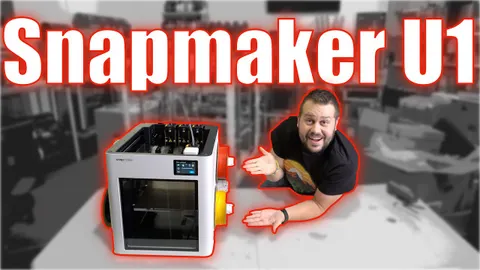 Snapmaker U1 - Vybalení/Unboxing, Nastavení a Tisk - Česky