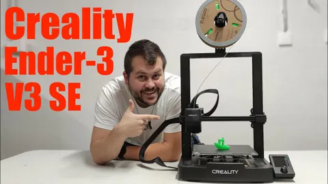 Creality Ender-3 V3 SE - Levná tiskárna v roce 2023? Vybalení/Unboxing, Nastavení a První tisk Česky