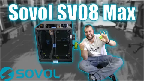 Sovol SV08 Max - Vybalení/Unboxing, Nastavení a Tisk - Česky