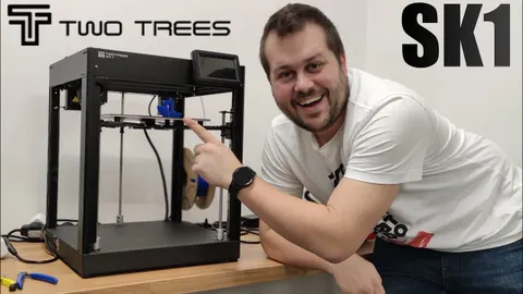 Two Trees SK1 - Vybalení/Unboxing, Nastavení a První tisk Česky