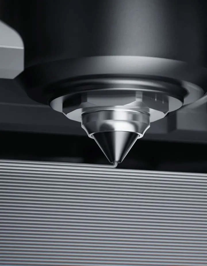 Nozzle van gehard staal