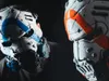 Prusa CORE One L+ printing a full-size helmet — in-use context image
