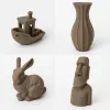 Smart Print PLA wood black walnut (hnědá) 1 kg