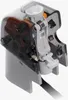 Bambu Lab AMS 2 Pro Feeder Unit three-quarter rear view showing feeder mechanism