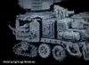 Close-up detail image of a Space Grey miniature printed with ELEGOO 8K ABS-Like Resin V3.0.