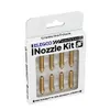 Front-angle product packaging view of ELEGOO Nozzle Kit containing eight nozzles, on white background