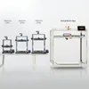 ELEGOO OrangeStorm Giga printer size and dimension reference image, including heated-bed area context