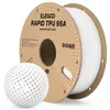 ELEGOO Rapid TPU 95A White 1 kg spool, front three-quarter product view on a white background