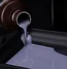 Ceramic grey ELEGOO Water Washable Resin 2.0 being poured into a resin printer vat