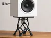 Official Bambu Lab PETG Matte black printed speaker stand in use, 1920 × 1440. Best black-material context image found; not a photograph of the 1 kg refill. Includes manufacturer branding.