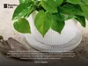 Official Bambu Lab PETG Matte context image showing a white printed planter and matching tray; includes manufacturer branding and explanatory text.