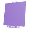 Official BIQU Panda CryoGrip Pro Glacier Purple build plate, angled front view on white background, 1000 × 1000 pixels.