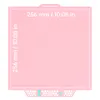 Official BIQU Panda CryoGrip Pro Glacier Pink build plate — straight-on product view on a neutral background.