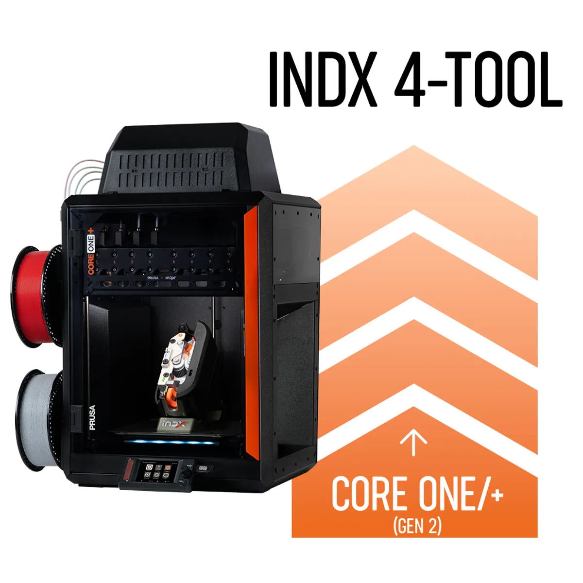 Prusa INDX 4-Tool Conversion Kit for CORE One+ (Gen2) main product image
