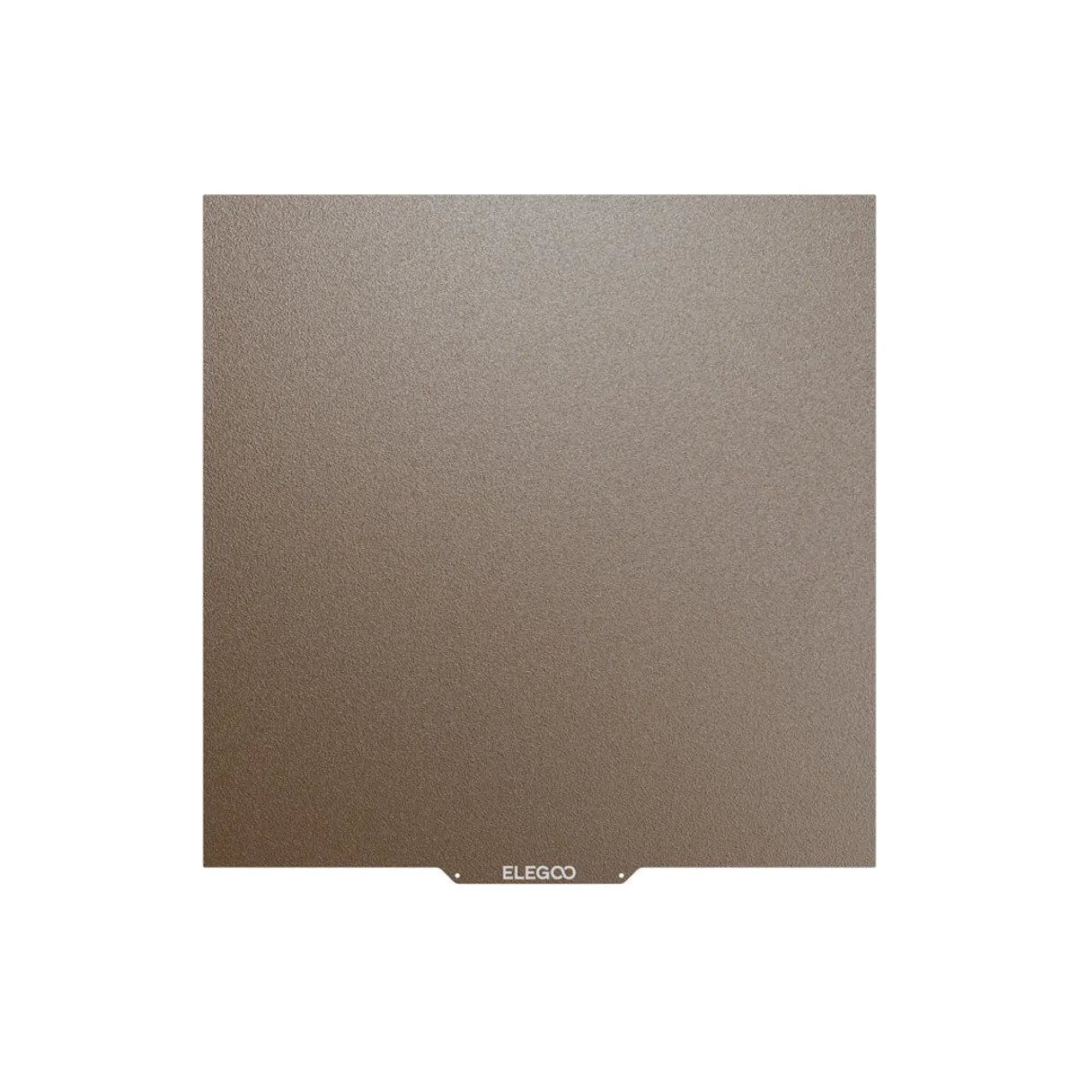 ELEGOO OrangeStorm Giga heated bed plate / PEI magnetic platform, single front view on white background