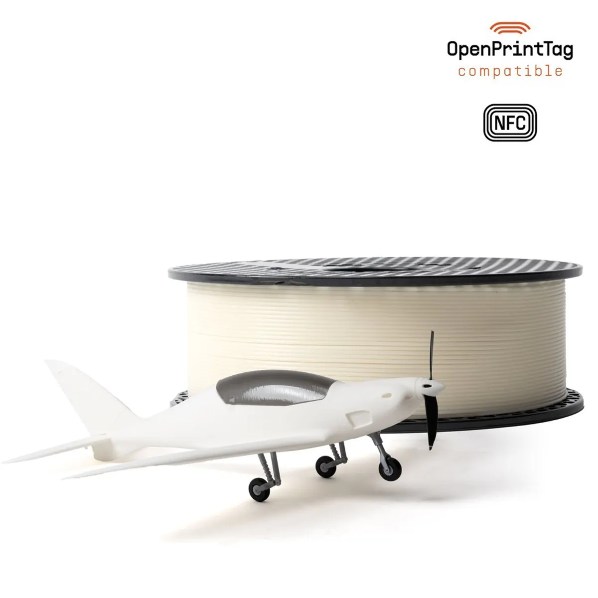 Official Prusa main product image for Prusament PLA Lightweight Natural 1kg (NFC).