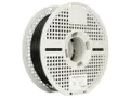 Professional Lab PETG+CF filament – Black (Černá), 1.75 mm, 1 kg spool, front-left view on white background.