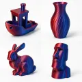 Professional Lab PLA Silk Dual Color Red Blue (červená, modrá) 1 kg