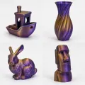 Professional Lab PLA Silk Tri Color Black Gold Purple (černá, zlatá, fialová) 1 kg