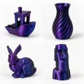 Professional Lab PLA Silk Tri Color Blue Purple Black (modrá, fialová, černá) 1 kg