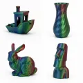 Professional Lab PLA Silk Tri Color Red Blue Green (červená, modrá, zelená) 1 kg