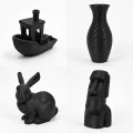 Smart Print ABS+ black (černá) 1 kg