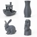 Smart Print PETG + CF gray (šedá) 1 kg